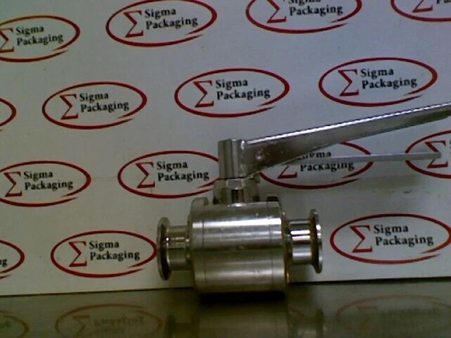 Waukesha Cherry-Burrell Stainless Manual Ball Valve, Id: 7/8", Od: 2" (4890)