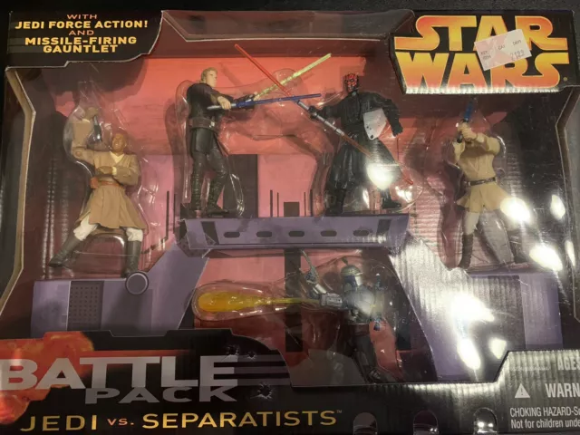 BRAND NEW Star Wars Battle Pack Jedi vs. Separatists Action Figures Hasbro MINT!