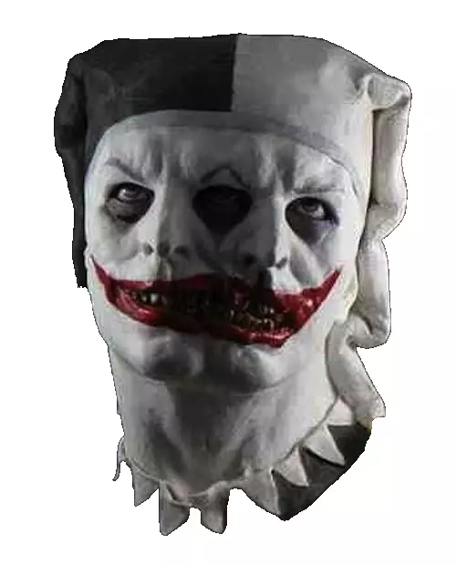 Zweigesichtige Narrenmaske Clown Kostüm Halloween Latex Vollkopf Kostüm Zombie