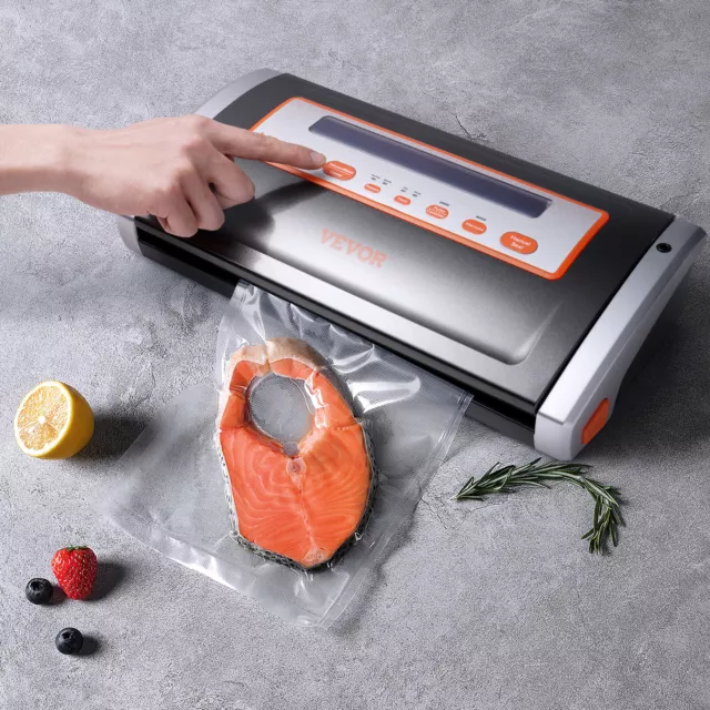 Machine Sous Vide Alimentaire 5 en 1 Bonsenkitchen - Appareil de Mise Sous  Vide la Cuisine et la Conservation - Y Compris Sacs et Rouleau Sous Vide  pour Aliments, Viandes, Légumes, Fruits-VS2000