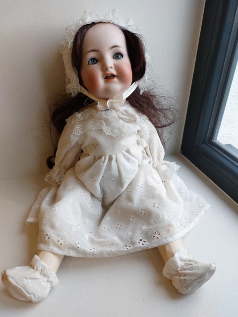 robe poupée ancienne SFBJ Jumeau Kestner Halbig Kammer dress