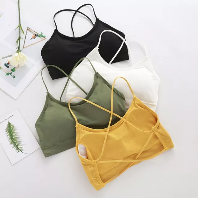 Yoga Gym Fitness Pad Tank Tops Push Up Bralette Women Sports Bra Underwear