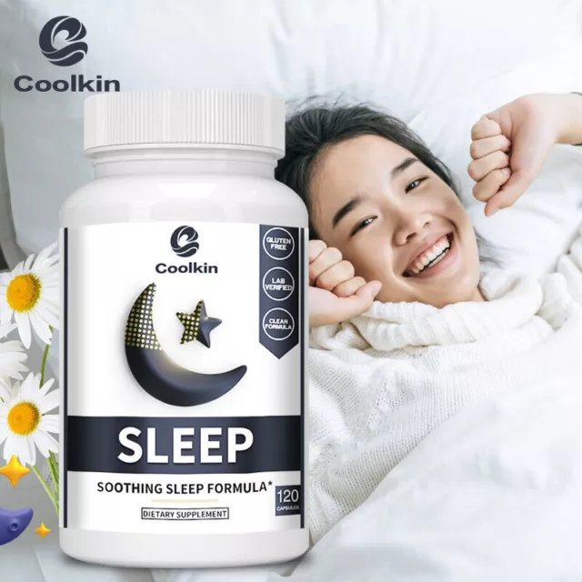 Sleep - Chamomile, Passionflower, Lemon Balm - Sleep Aid, Stress Relief 120pcs