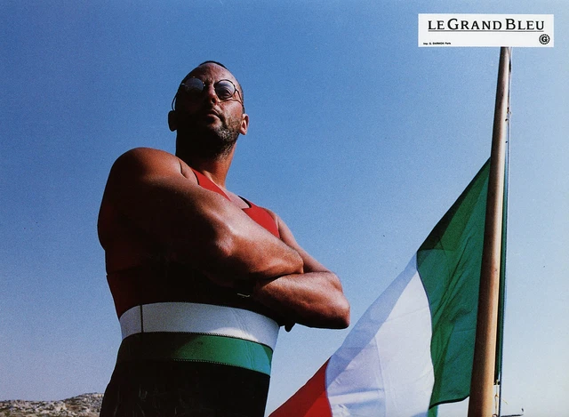 Jean Reno Le Grand Bleu Luc Besson 1988 Photo Ancienne D'exploitation N°4