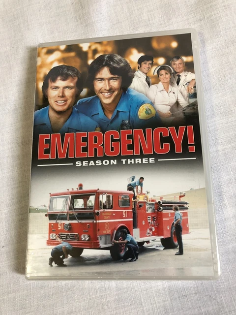 Emergency! Complete Season 3 New Sealed DVD Kevin Tighe Guest Star Bobby Sherman Emergency! Complete Season 3 New Sealed DVD Kevin Tighe Guest Star Bobby Sherman