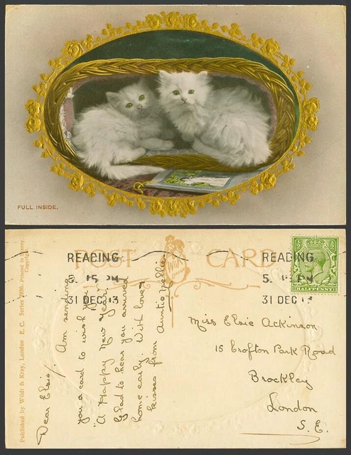 Épingle Vintage – Chatons En étain Dans Un Panier, Ton Argent, Broche Femme