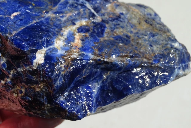 Mw: Electric Blue SODALITE Rough  -Namibia, Africa-  2.9 pounds