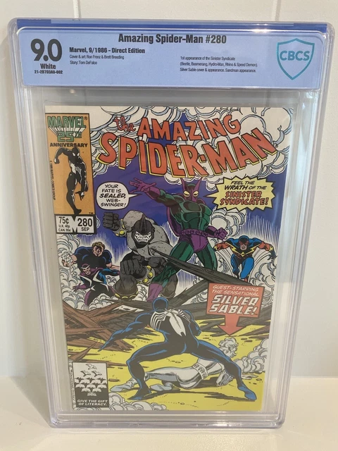 Amazing Spider-Man #280, CBCS 9.0 (Not CGC)