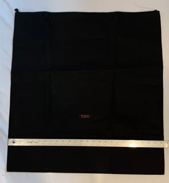 TUMI Large 25” x 27” Drawstring Dust Bag Cover Bag Luggage Storage Black / Red