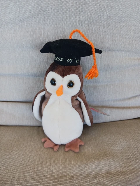 Ty Beanie Babies Wise The Owl