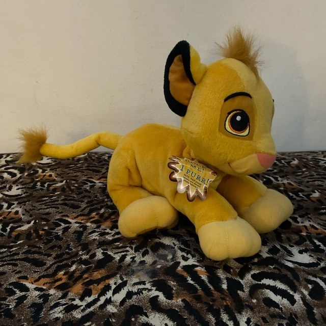 LION KING PLUSH SIMBA Cub 8" Disney Store Stuffed Animal Toy Vintage