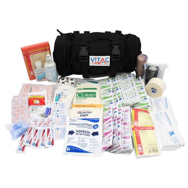 ViTAC Home First Aid Kit Fully Stocked Designed by Special Forces Medics