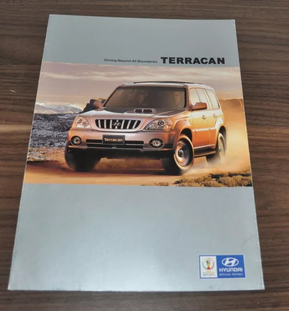 Hyundai Terracan Sales Brochure Prospekt EN