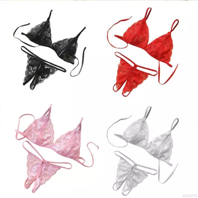 Set reggiseno donna pizzo, set lingerie sexy, cinghie, biancheria intima senza fili 2