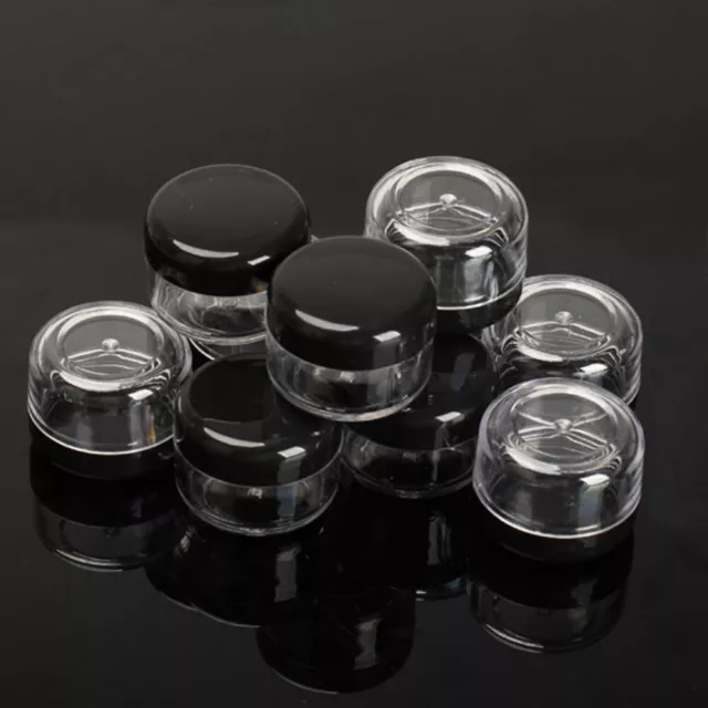 10PCS Cosmetic Empty Jar Transparent 5g/ml Eyeshadow Cream Lip Balm Container #F