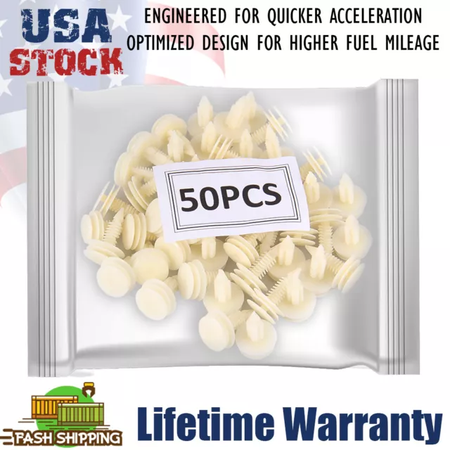 for GM 15960325 GMC & Chevy 50Pcs Car Door Panel Retainer Clips Rivet 20/25/8 mm