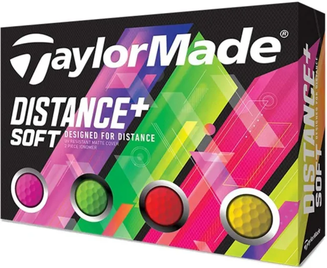 TaylorMade Japon Golf Balle Distance Plus Souple 1Dozen Multi Couleurs M7174701