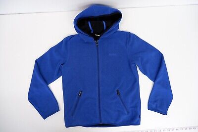 Hugo Boss boys fleece jacket, Hoodie, size age 12, XS, Blue, VGC