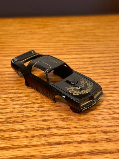 Vintage Smokey & The Bandit Tyco Black Gold Trans Am Slot Car Body Vintage Smokey & The Bandit Tyco Black Gold Trans Am Slot Car Body