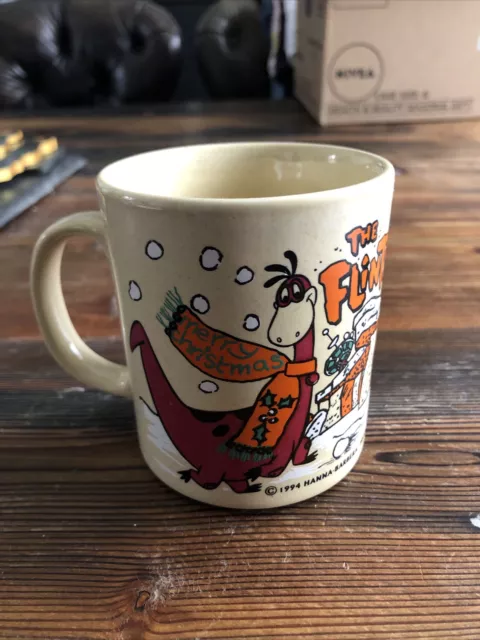 Flintstones 1994 MERRY CHRISTMAS -  The Flintstones Mug _Staffordshire tableware 3