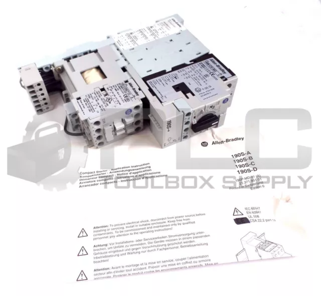 New Allen Bradley 190S-Andj2-Cb63C Mcs Compact Starter 140M-C2E-B63 100-C09D*10