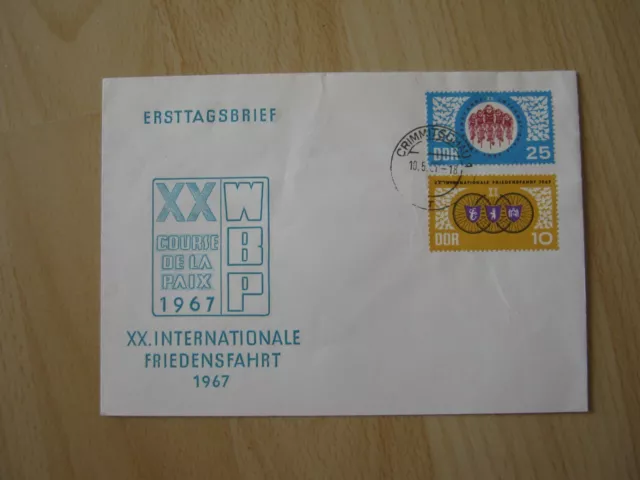 Ersttagsbrief / FDC DDR 10.05.1967  Friedensfahrt (1278/1279)  33