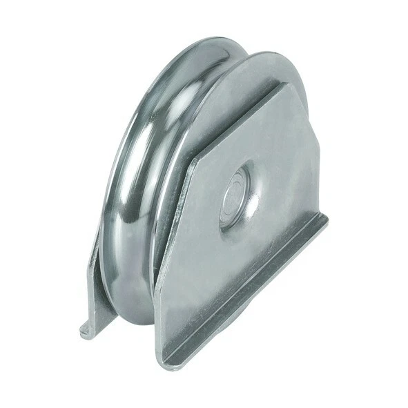 Galet support latéral gorge ronde - roue pour porte et portail coulissant