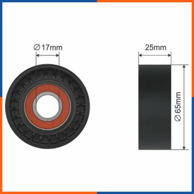 Galet tendeur de courroie d'accessoire pour CHEVROLET | 55570134, T39205