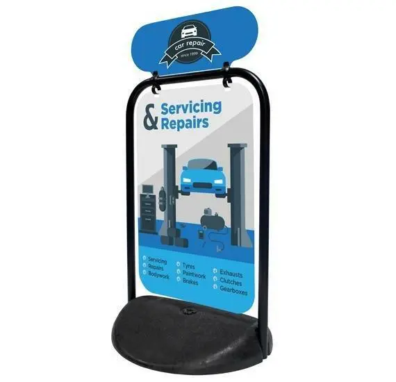 Swinger Pavement Sign Outdoor A-board Display Stand