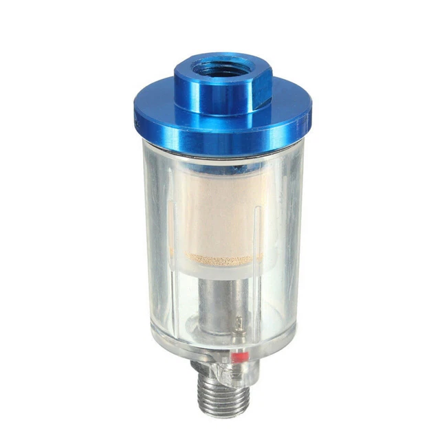 Air Filter Separator Trap Moisture 1/4" BSP 8.5x3.5cm For Compressor Spray Gun