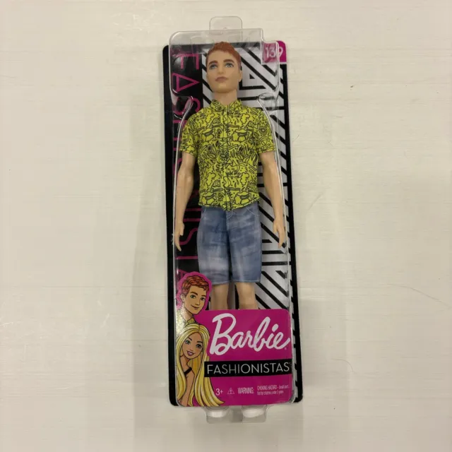 Barbie Ken Fashionista Doll - #211 with Blonde Hair and Cactus Tee