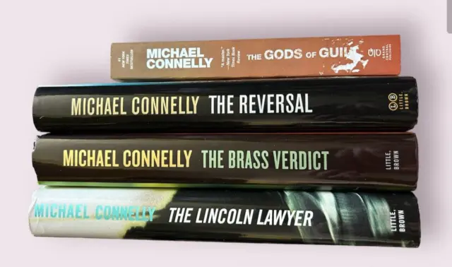 4 Lincoln Lawyer Micky Haller Series Books Michael Connelly 1 Pb 3 Hc 1St Ed
