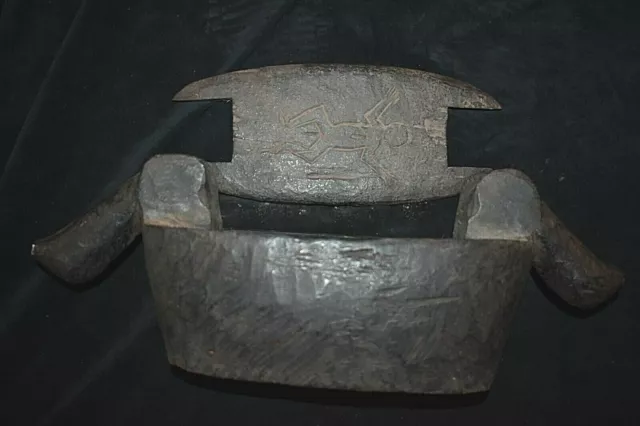 orig $499 HUGE, IFUGAO RITUAL SHAMAN MAGIC BOX, EARLY 1900S 18IN PROV