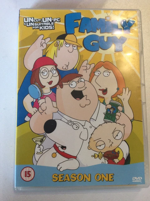 FAMILY GUY SEASON ONE DVD Cert 15 3 40 PicClick UK family-guy-season-one-dvd-cert-15-3-40-picclick-uk