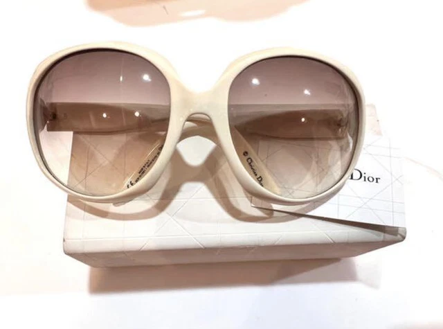 Christian Dior Oversized Sunglasses Glossy White No.65210