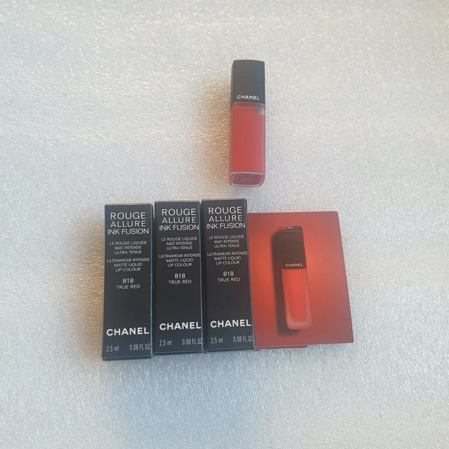chanel rouge allure ink fusion 818 true red