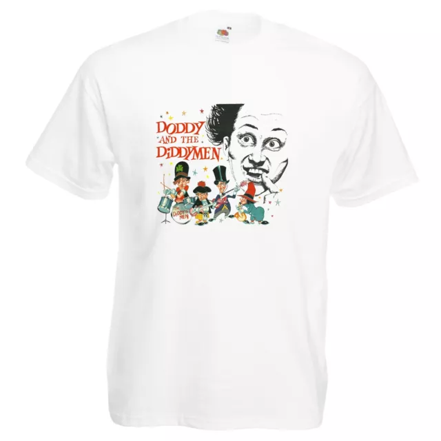 Unisex White Ken Dodd Doddy Diddy Men TV Comedy Series T-Shirt