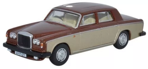 Bentley T2 Saloon Car - Nutmeg/Silver Sand   - 1:76  - Oxford  76Bt2002