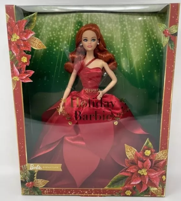 Holiday Barbie Doll Signature 2022 Red Hair -