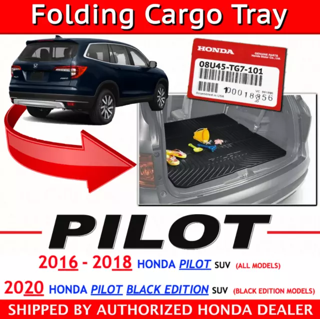 🔥GENUINE OEM HONDA Pilot Folding Cargo Mat (2016 - 2018 & 2020) Tray  (TG7-101) $120.36 - PicClick