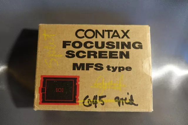 Contax Focusing screen MFS 3 verre quadrillé pour CONTAX 645 Très rare