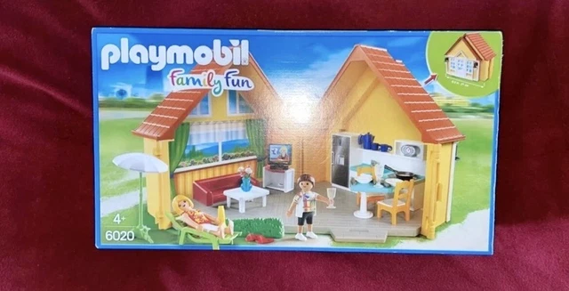 Playmobil 6020 - Maison De Vacances Transportable - Boîte Neuve Scellée - 4 Ans Et Plus