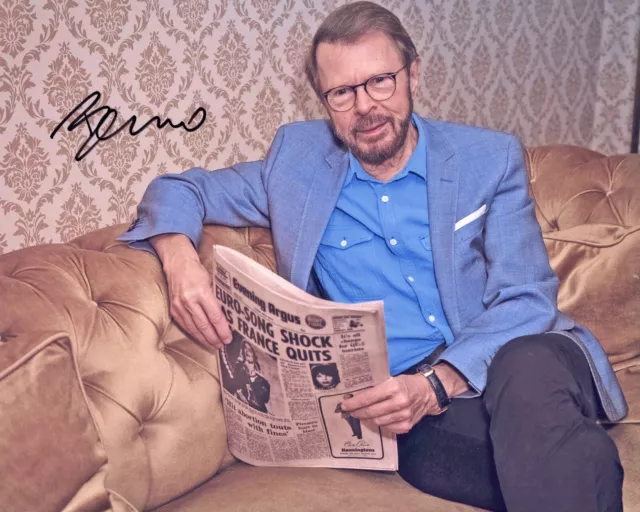 Original signiertes Foto von Bjorn Ulvaeus 10x8 + COA