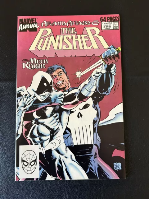 Marvel Comics The Punisher Annual #2 1st vs. Moon Knight.  High Grade.