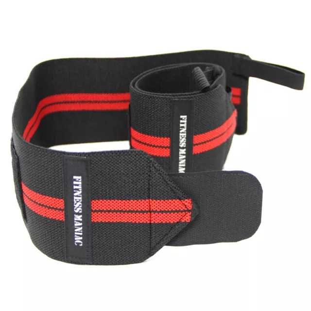 FMTX Weight Lifting Wrist Wraps Knee Support Fitness Gym Strength Straps