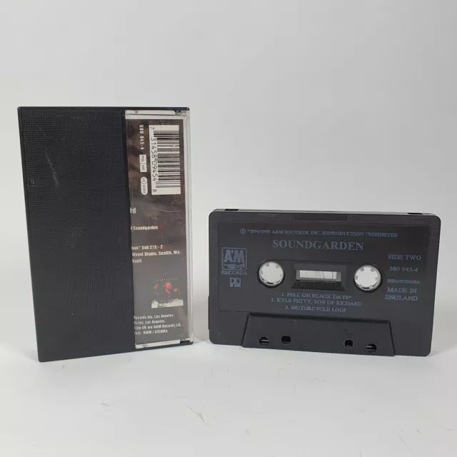 Soundgarden Fell On Black Days Audio Cassette Tape 1994 A&M Records 3