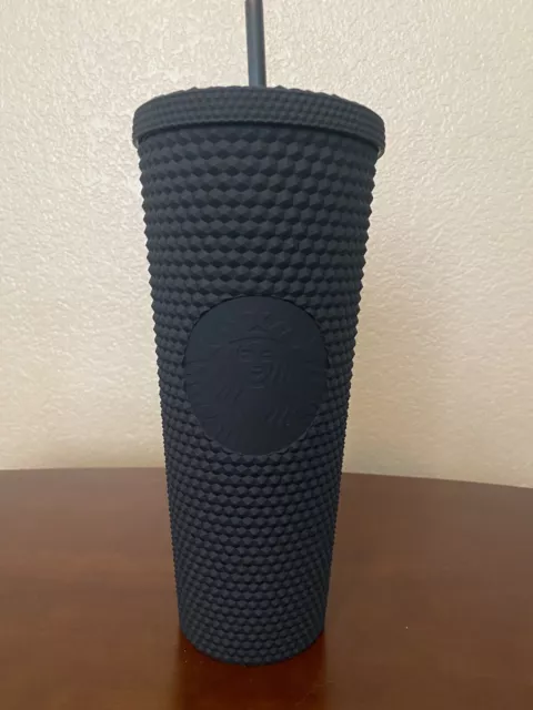 Starbucks 2021 Black Matte Studded Venti Tumbler - 24 oz