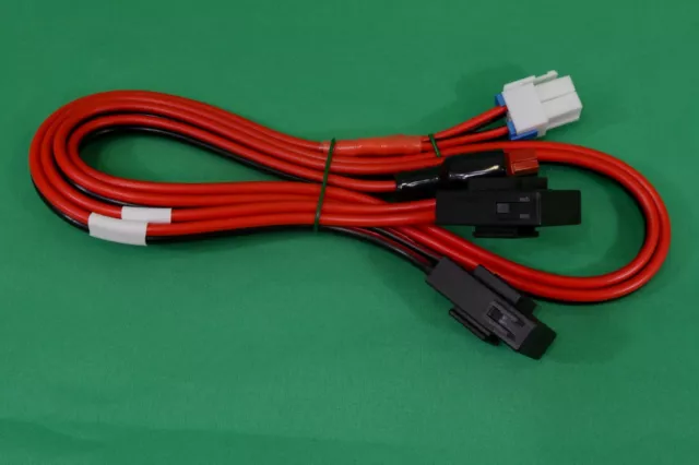 Yaesu/Kenwood/Icom 4-pin power lead with 2 x fuses & Powerpoles (LD134)
