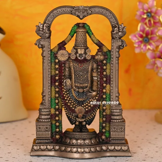 Tirupati Balaji Statue, 21 cm Big Bonded Bronze Shree Venkateswara Idol