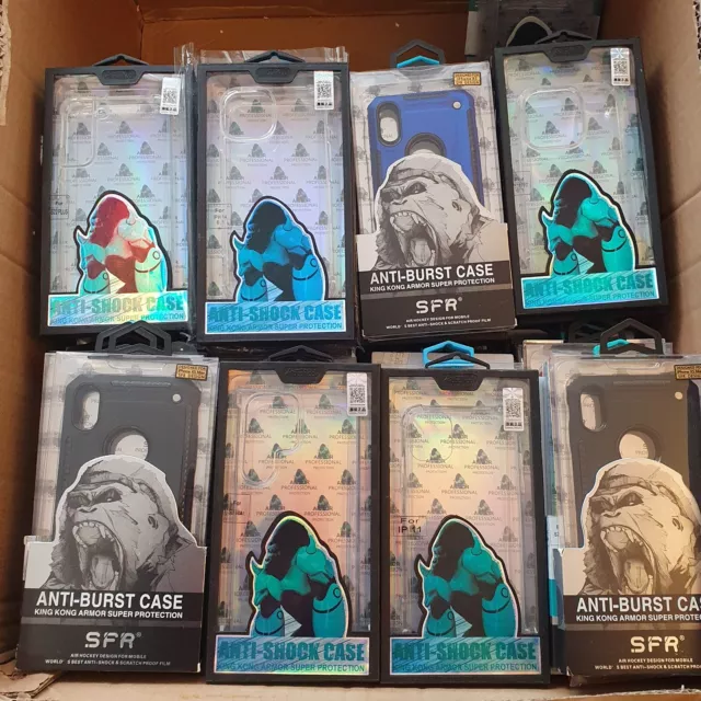 Wholesale Job lot  500 BRAND NEW STOCK iPhone Samsung Smart Phone Cases Mixed